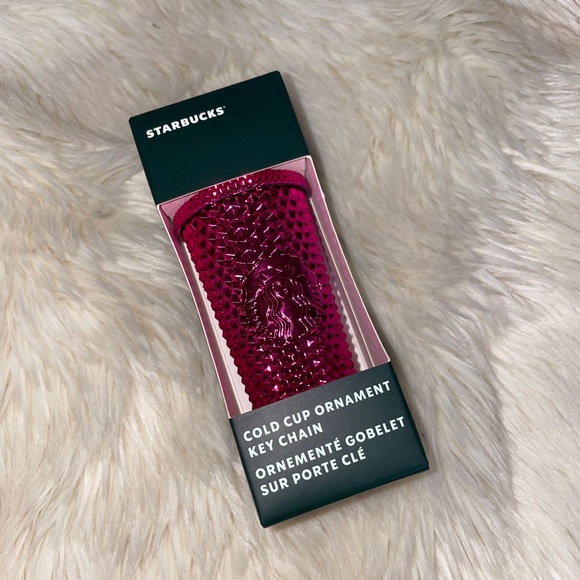 Starbucks Other - 2022 Starbucks Limited Edition Ornament Keychain Sangria Diamond Tumbler